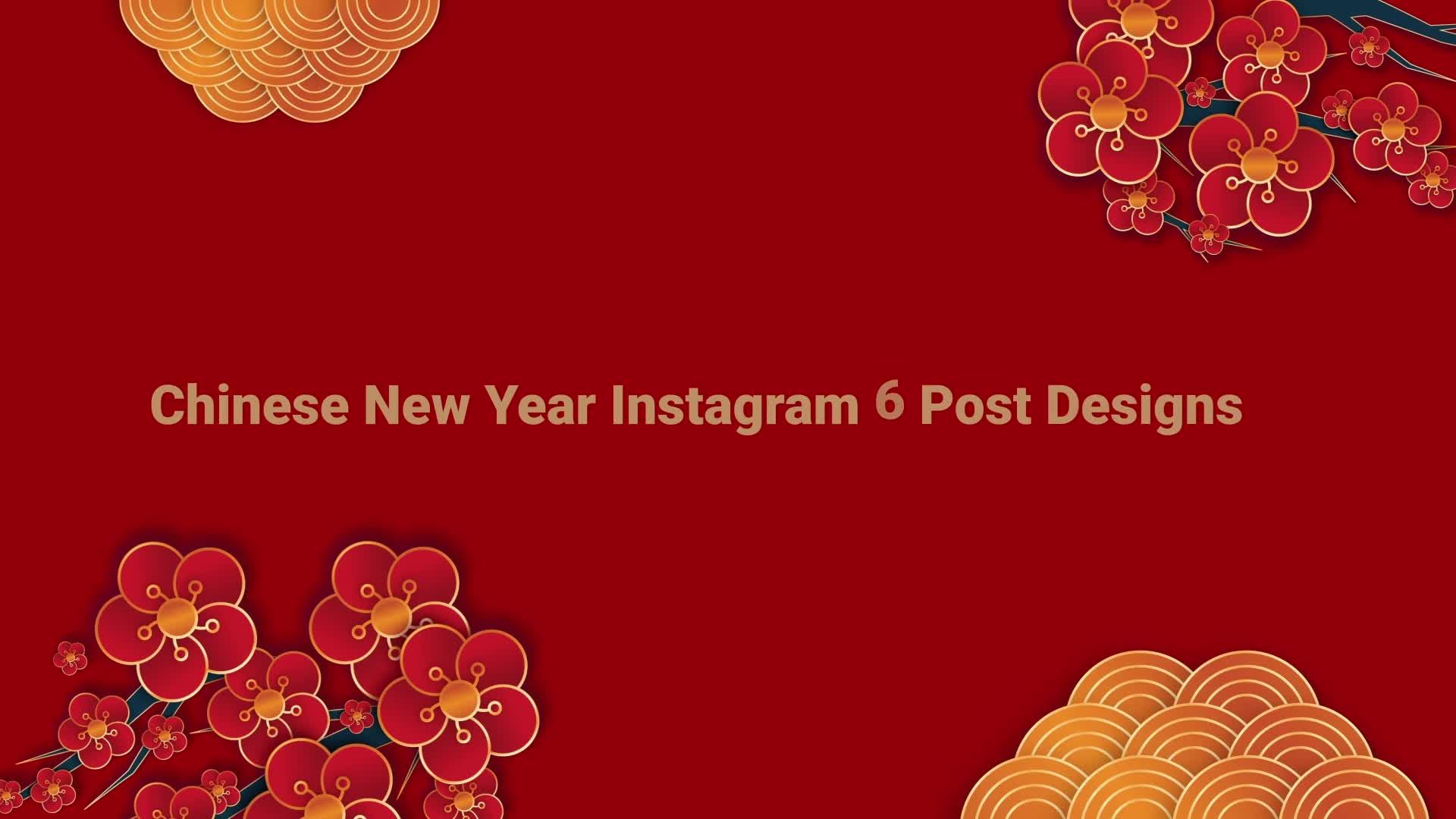 Chinese New Year Sale Instagram Ad B213 Videohive 35234702 After Effects Image 1