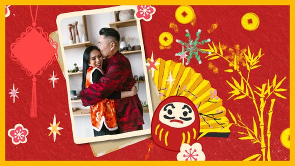 Chinese New Year Slide - 35362047 Download Videohive