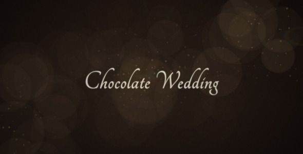 Chocolate Wedding - Download Videohive 2473936