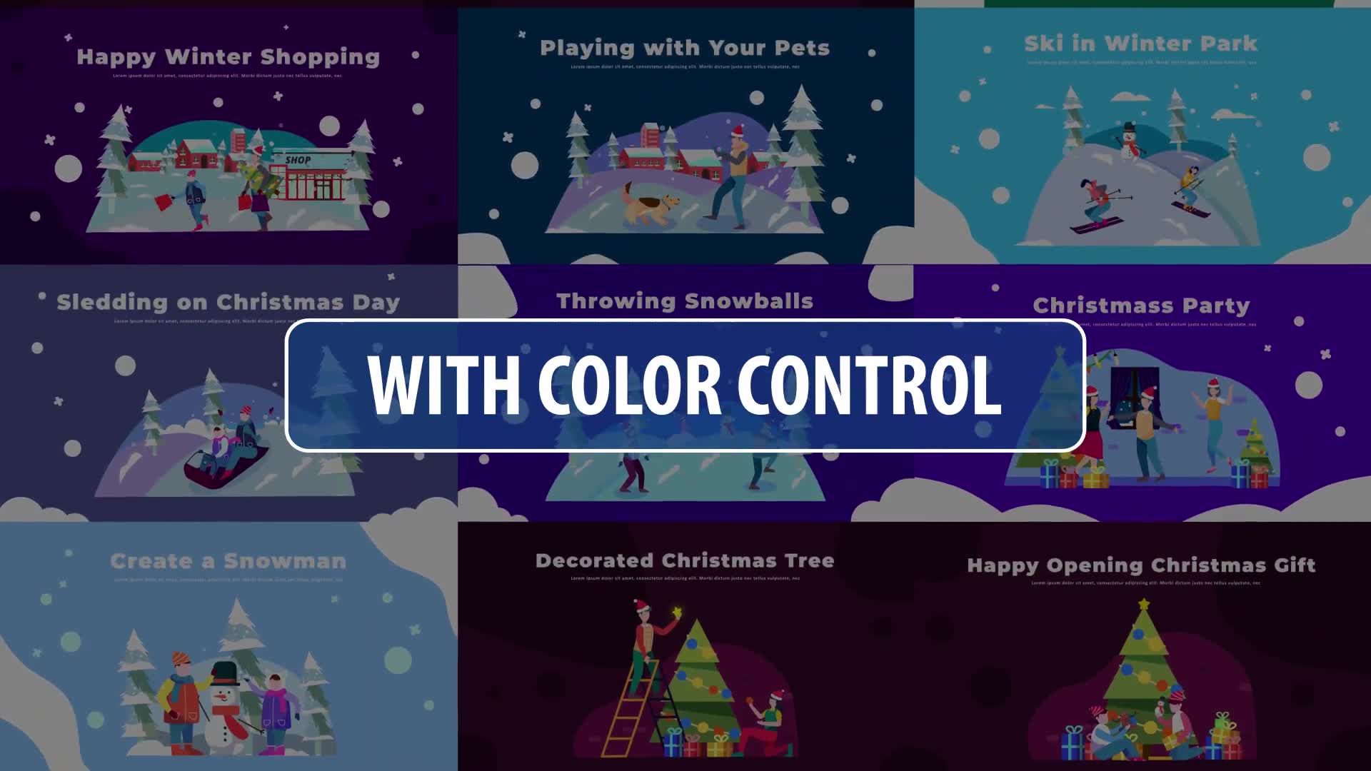 Christmas Activity Scenes | After Effects Videohive 29854734 After Effects Image 2