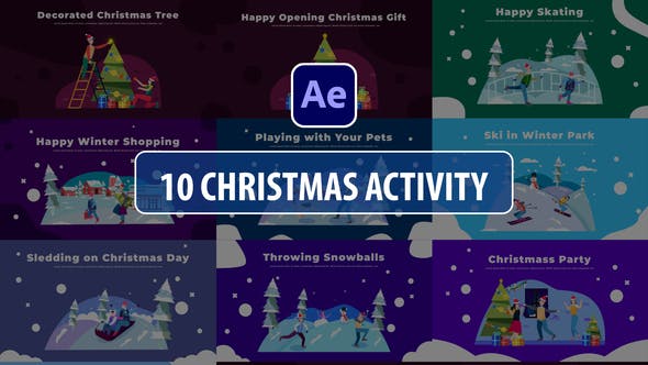 Christmas Activity Scenes | After Effects - 29854734 Download Videohive