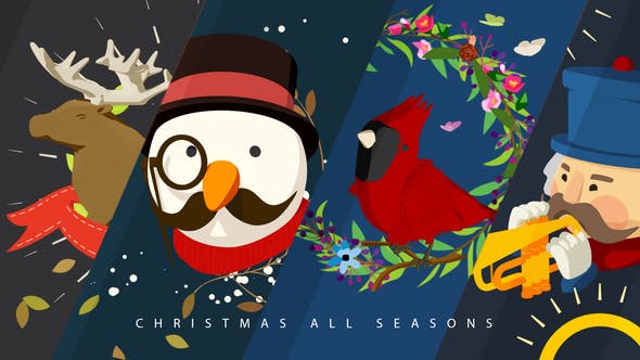 Christmas All Seasons Video Greeting - 20840759 Videohive Download