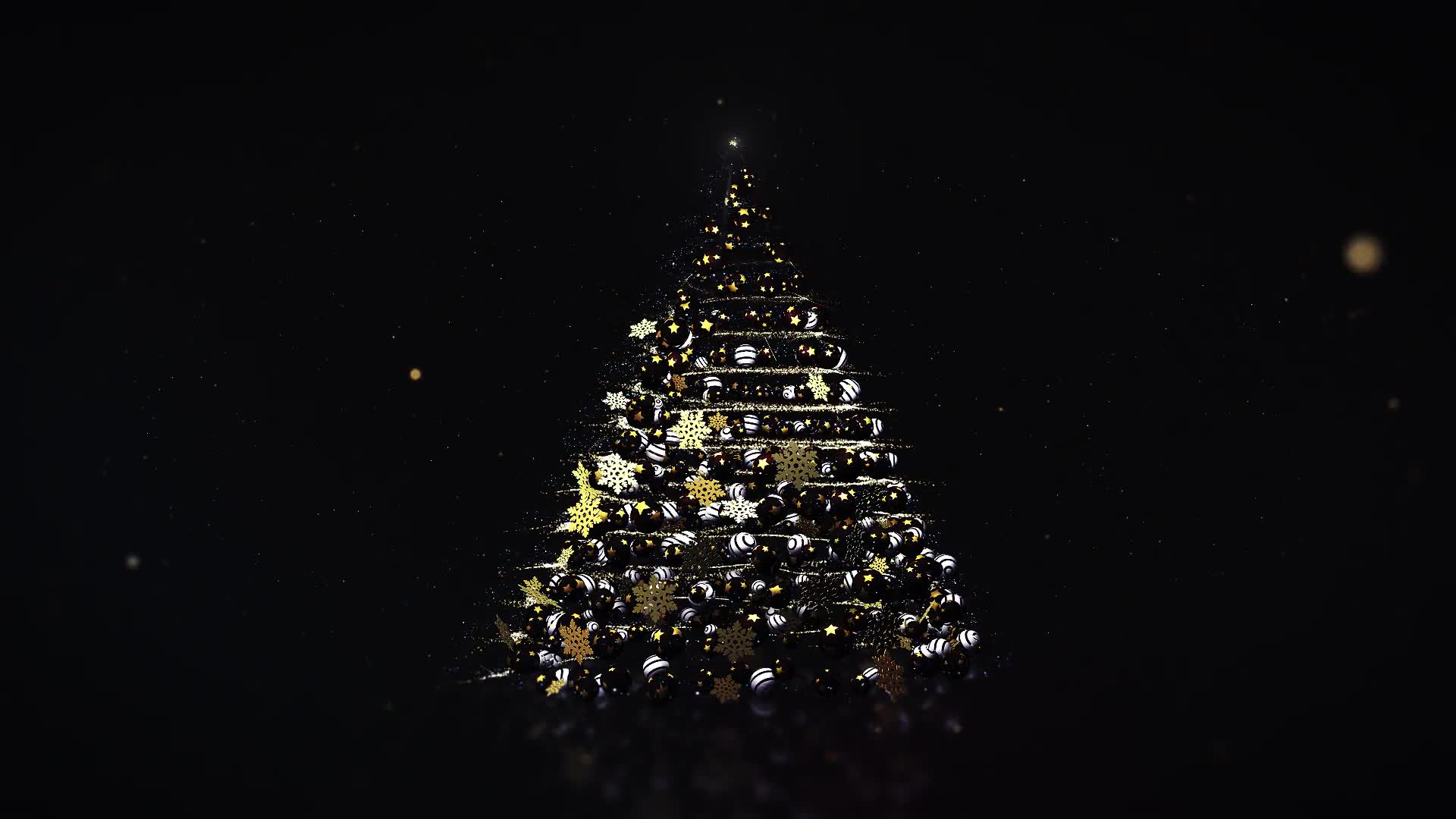 Christmas and New Year Gold Logo Videohive 25253545 After Effects Image 7
