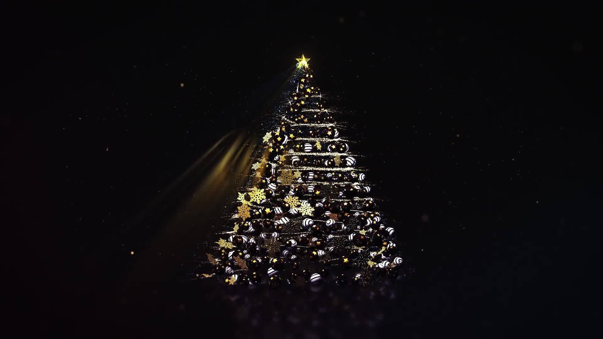 Christmas and New Year Gold Logo Videohive 25253545 After Effects Image 8