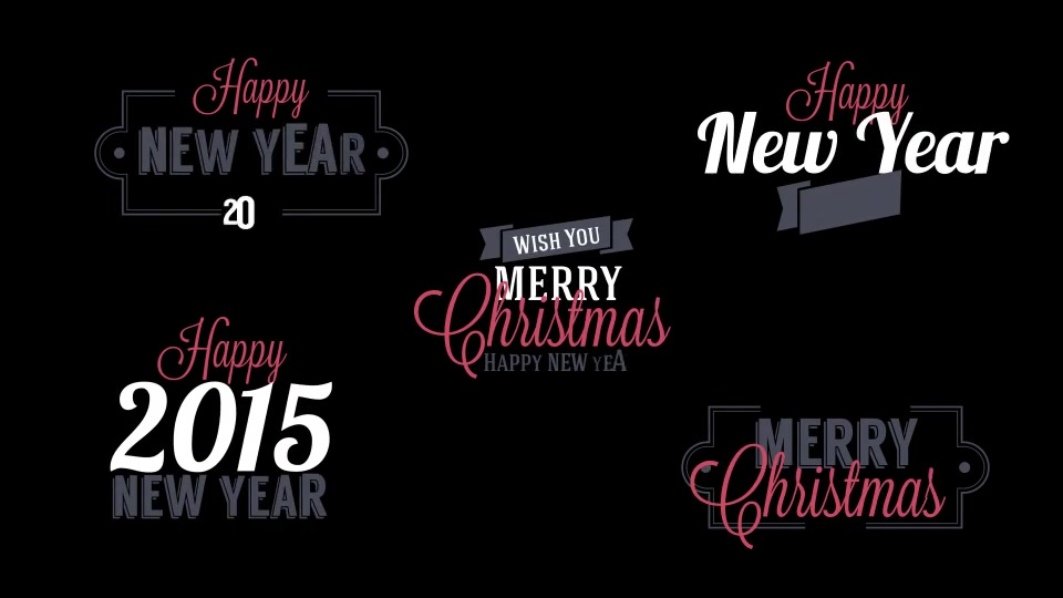 Christmas and New Year Greetings Videohive 9550435 After Effects Image 12
