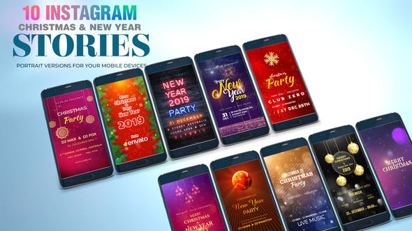 Christmas and New Year I Instagram Stories - Download Videohive 23051131