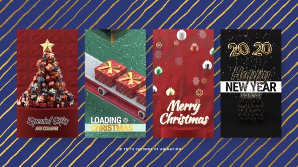 Christmas And New Year Instagram Stories - Download 25322181 Videohive