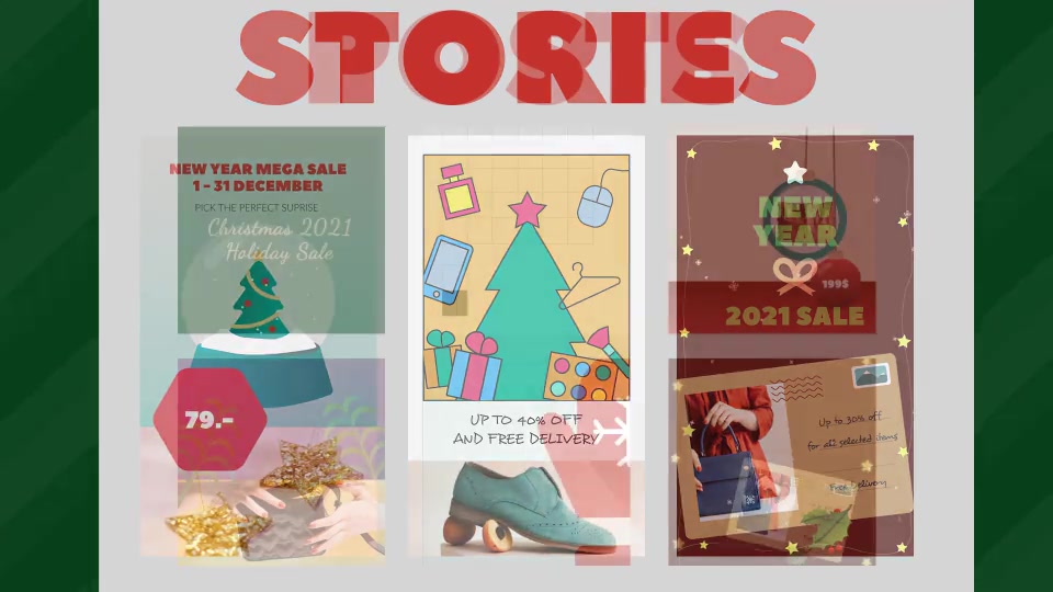 Christmas and New Year Sale Stories Pack Videohive 29606734 Premiere Pro Image 8