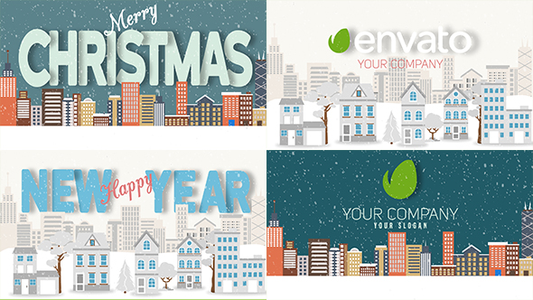 Christmas and New Year Text with Logo Reveal - Download Videohive 20983385