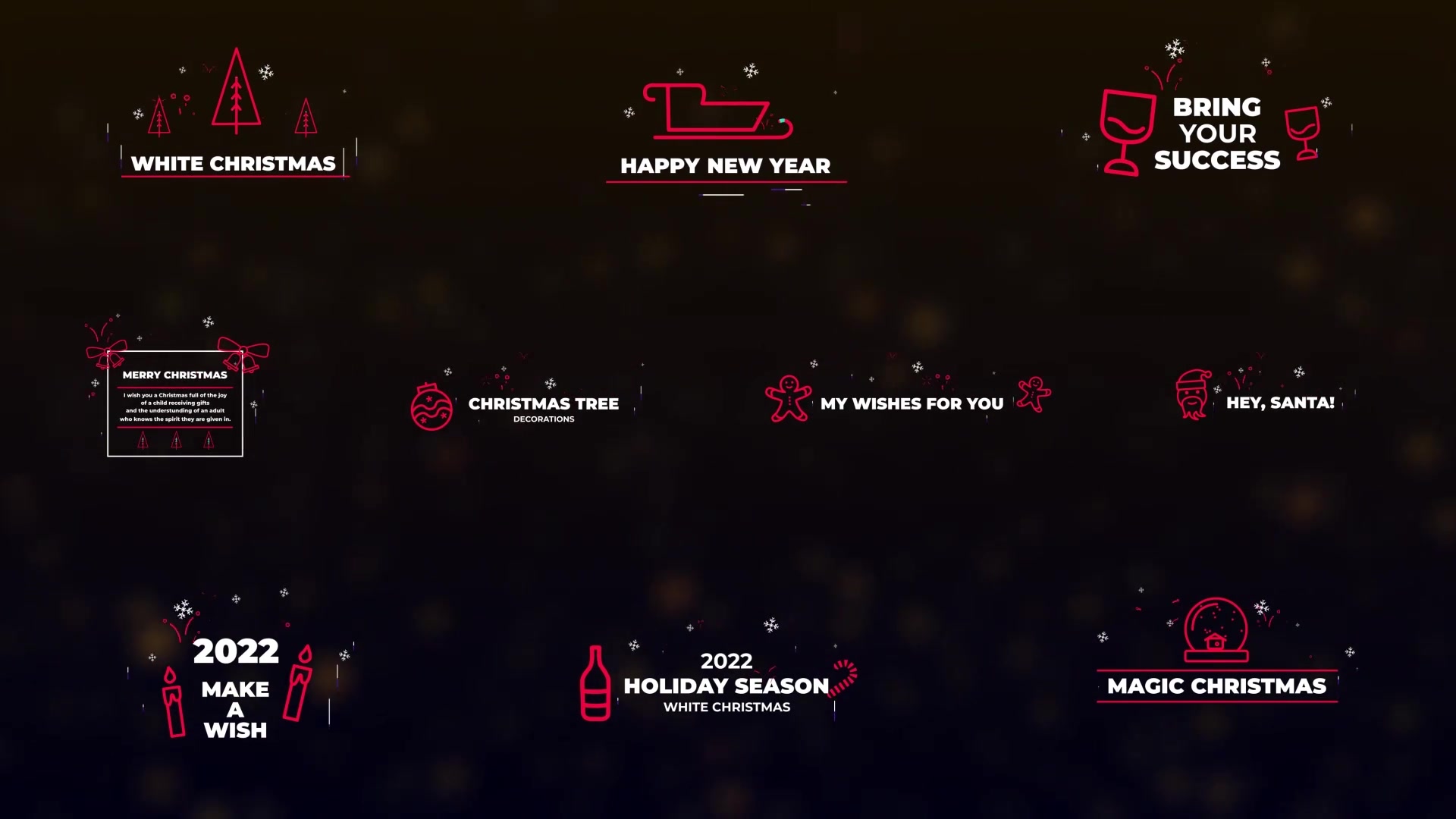 Christmas And New Year Titles || After Effects Videohive 35335459 After Effects Image 11
