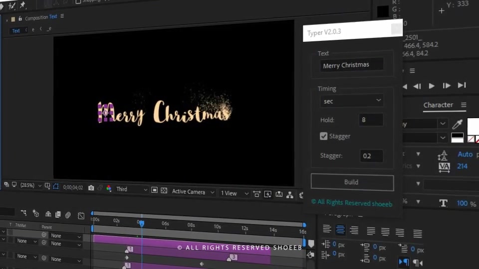 Christmas Animated Typeface - Download Videohive 22839317