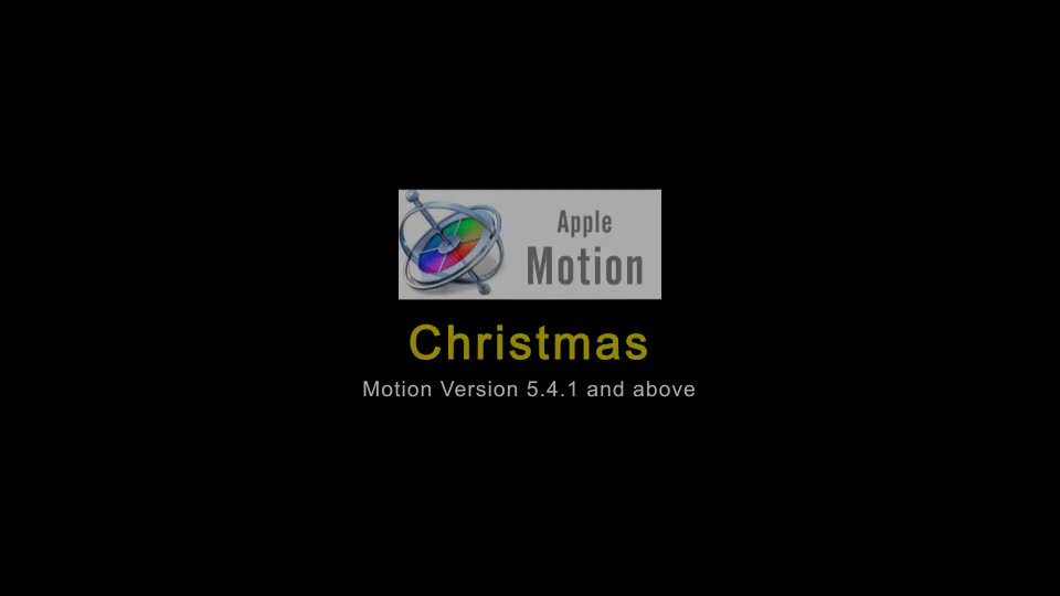 Christmas Apple Motion - Download Videohive 22815158