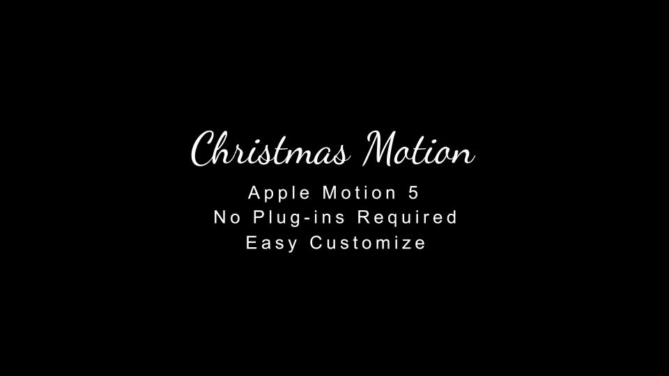 Christmas Apple Motion Videohive 18580090 Apple Motion Image 1