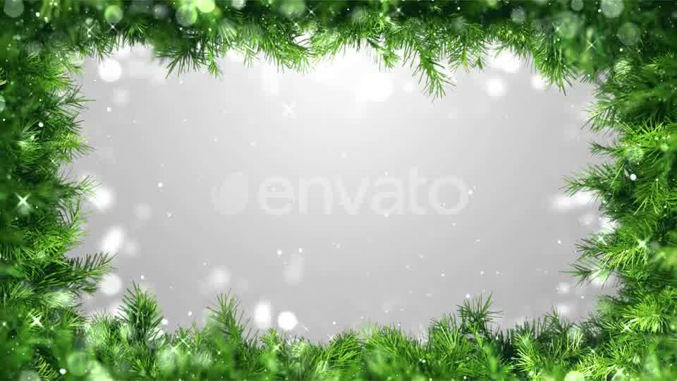 Christmas Background Green Frame Videohive 29391643 Motion Graphics Image 10