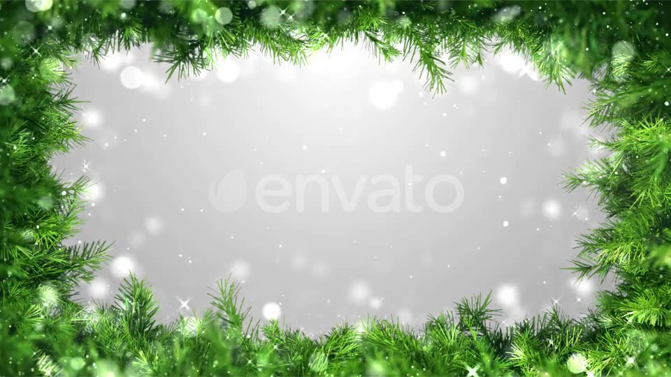 Christmas Background Green Frame Videohive 29391643 Motion Graphics Image 2