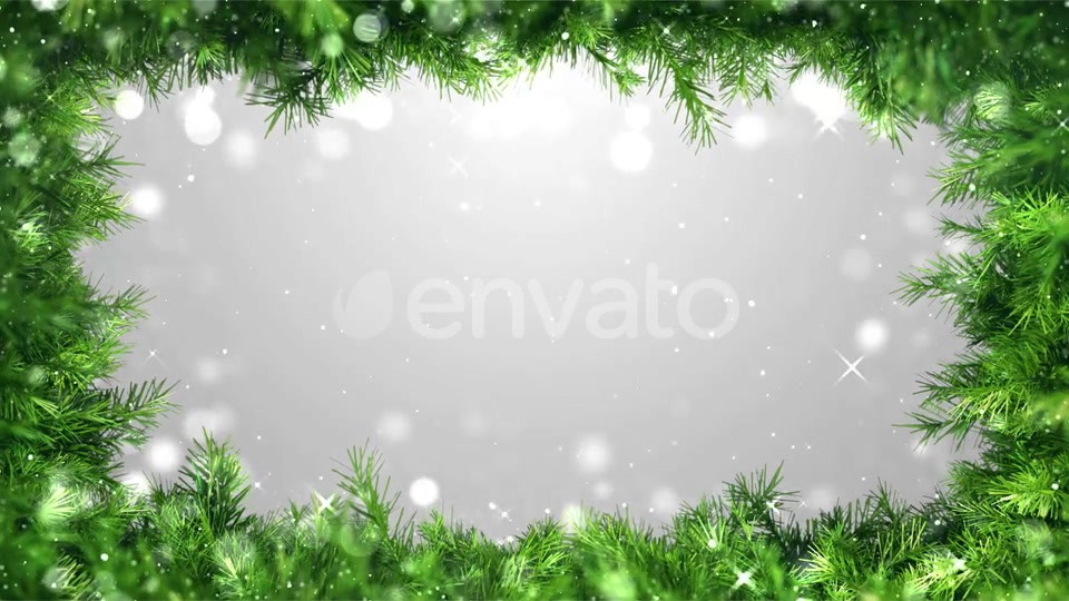 Christmas Background Green Frame Videohive 29391643 Motion Graphics Image 3