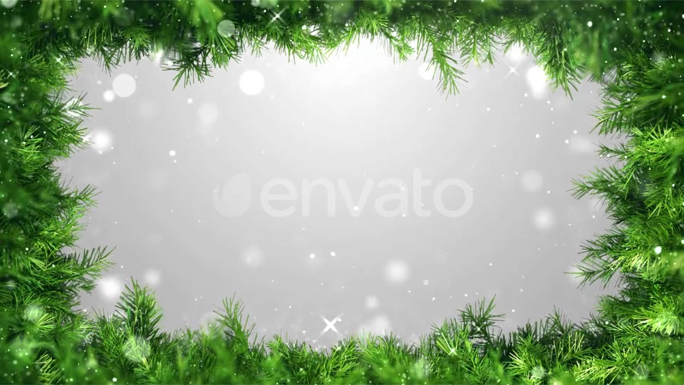 Christmas Background Green Frame Videohive 29391643 Motion Graphics Image 5