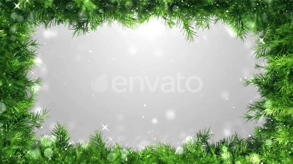 Christmas Background Green Frame Videohive 29391643 Motion Graphics Image 7
