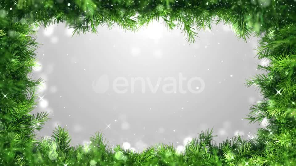 Christmas Background Green Frame Videohive 29391643 Motion Graphics Image 8