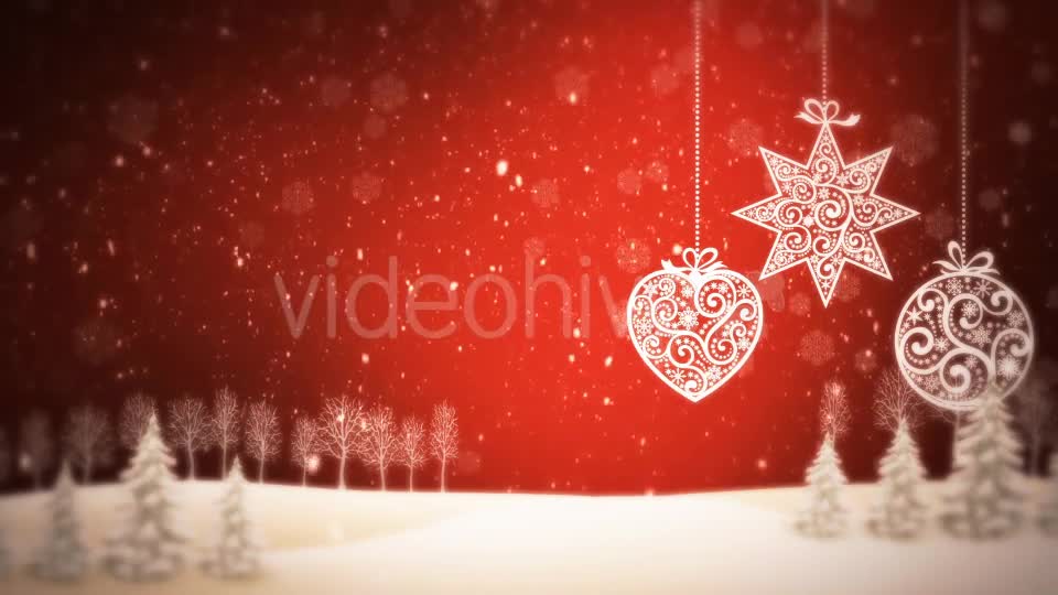 Christmas Background Red - Download Videohive 13827800