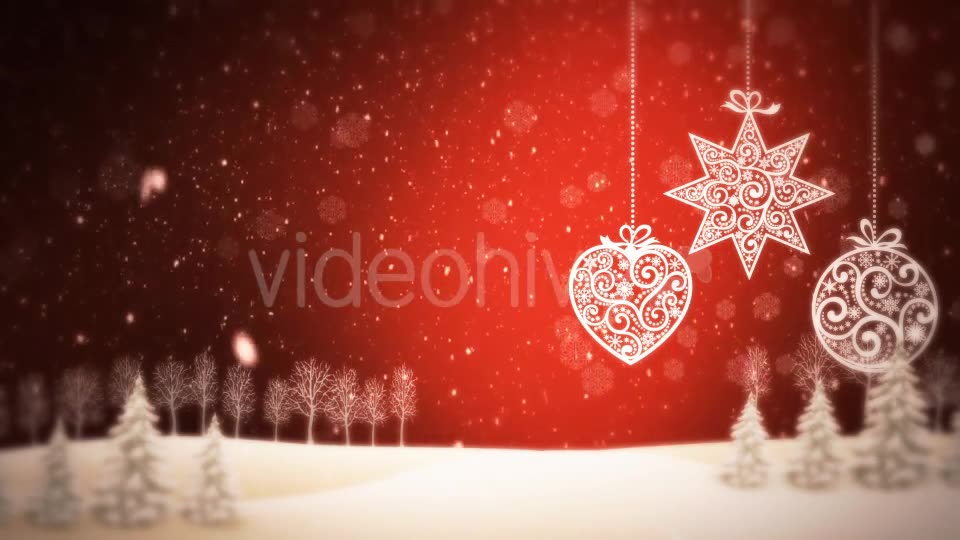 Christmas Background Red - Download Videohive 13827800