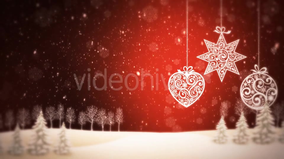 Christmas Background Red - Download Videohive 13827800