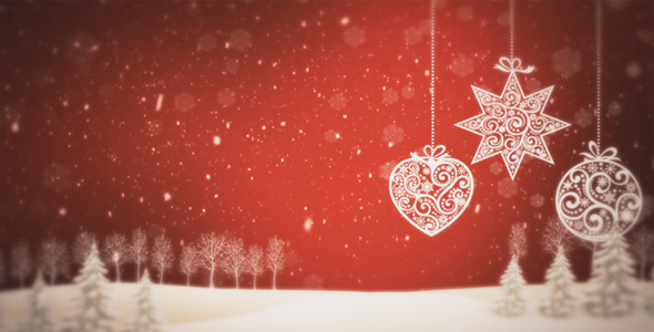 Christmas Background Red - Download Videohive 13827800