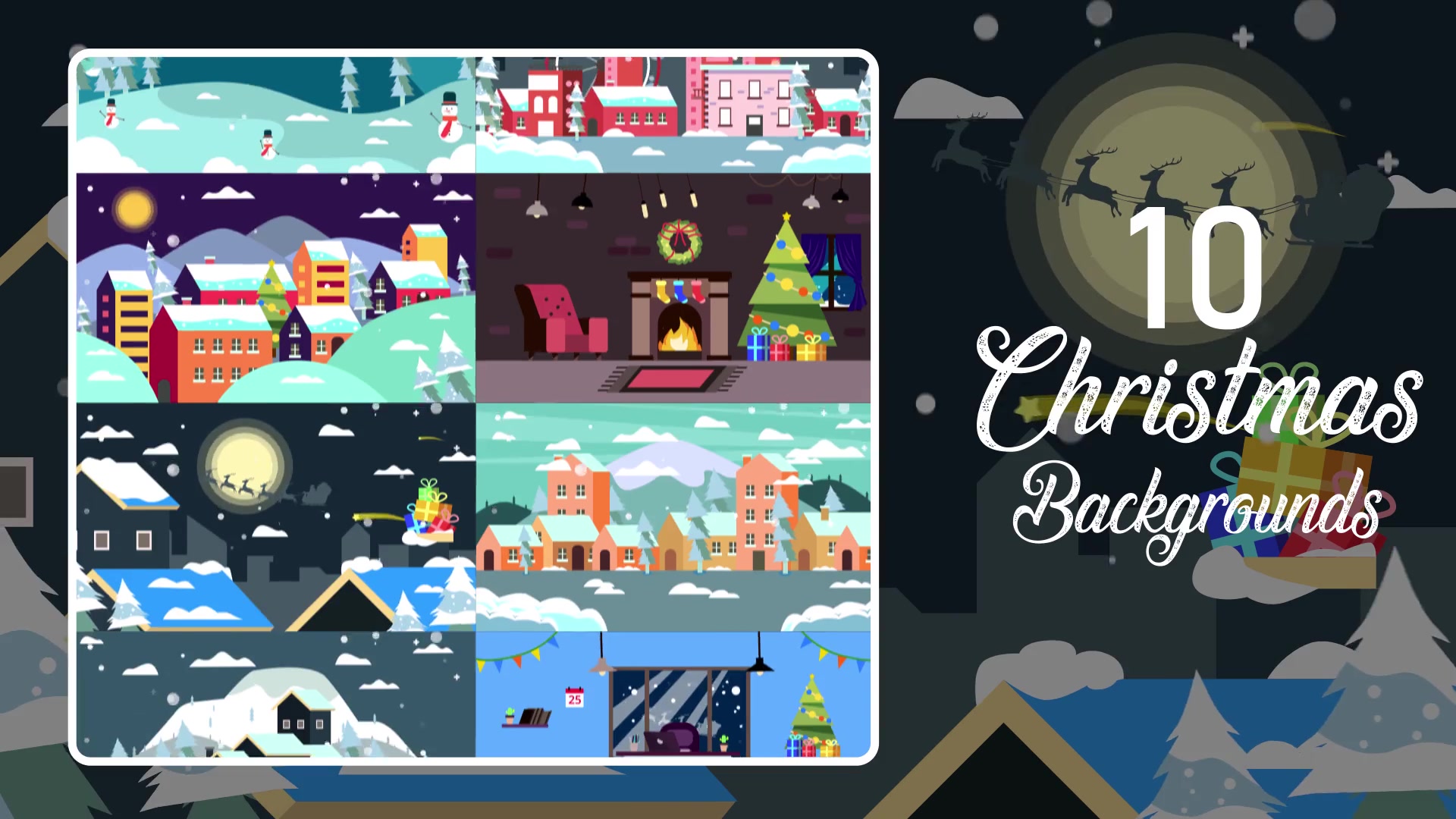 Christmas Backgrounds | After Effects Videohive 29504052 After Effects Image 2