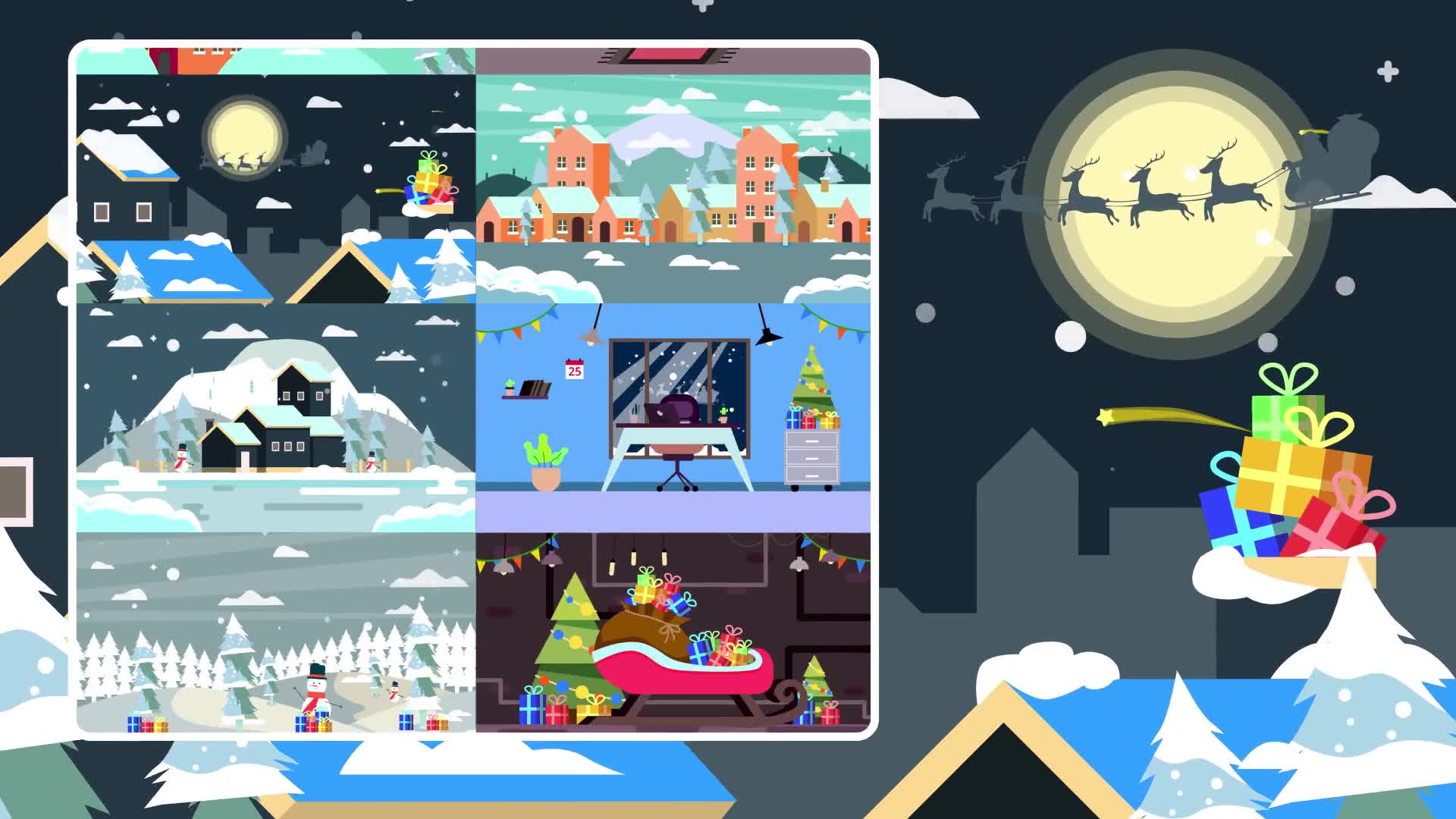 Christmas Backgrounds | Premiere Pro MOGRT Videohive 29512504 Premiere Pro Image 1