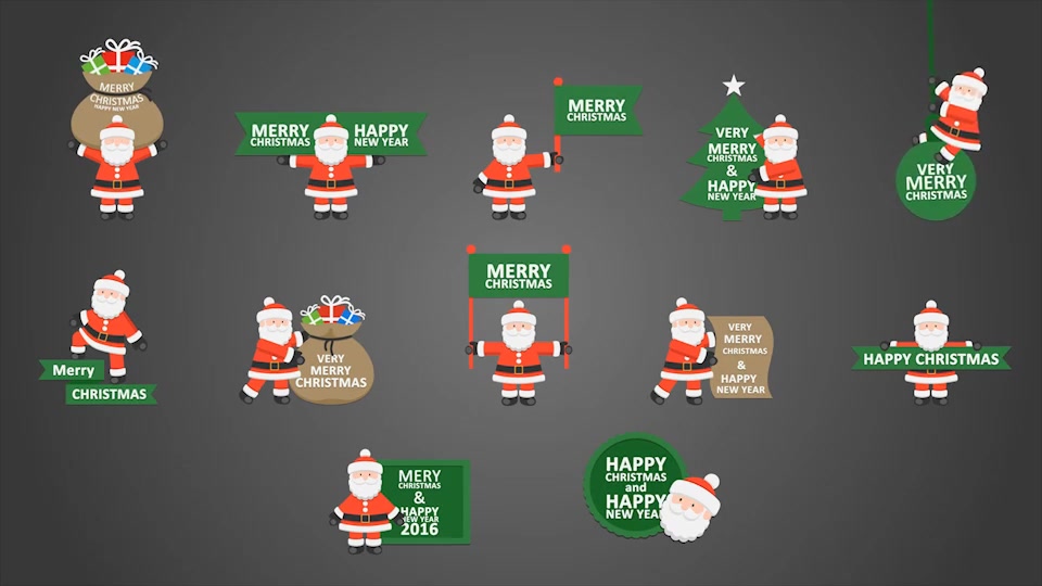 Christmas Badges Collection Videohive 13907727 After Effects Image 3