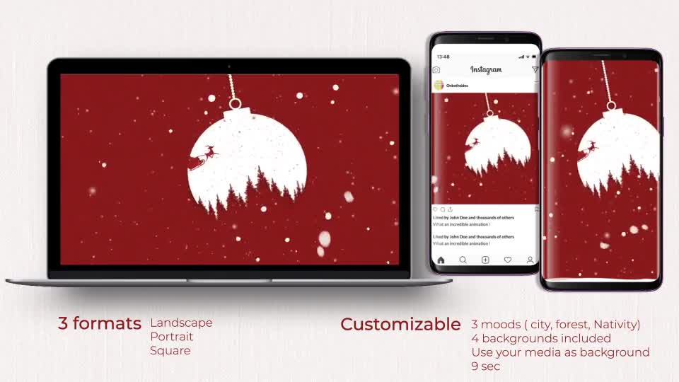 Christmas Ball Opener Videohive 29312994 After Effects Image 1