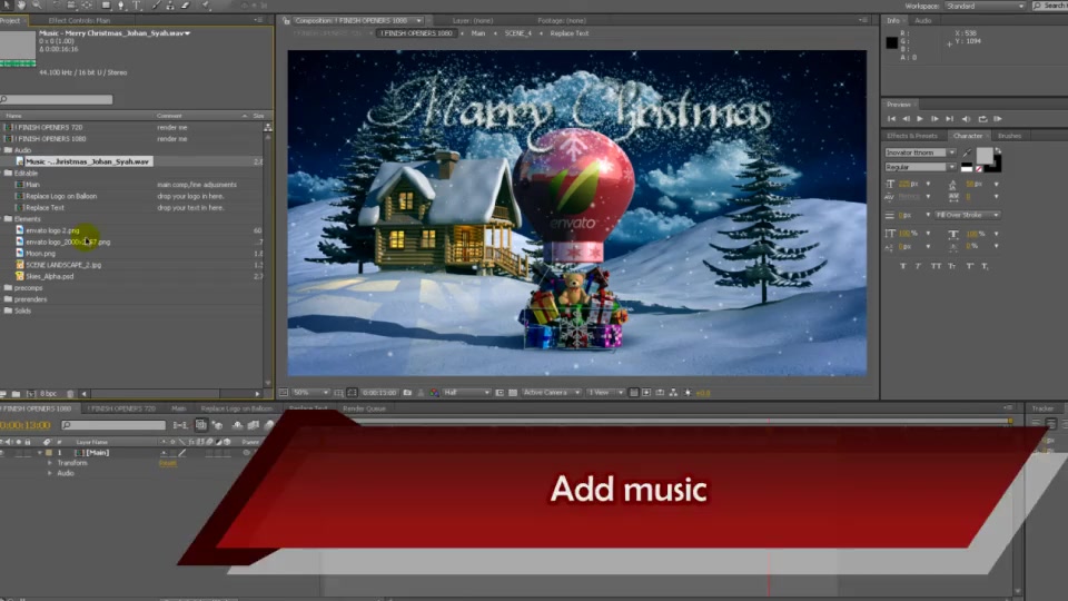 Christmas Balloon Videohive 6430391 After Effects Image 8