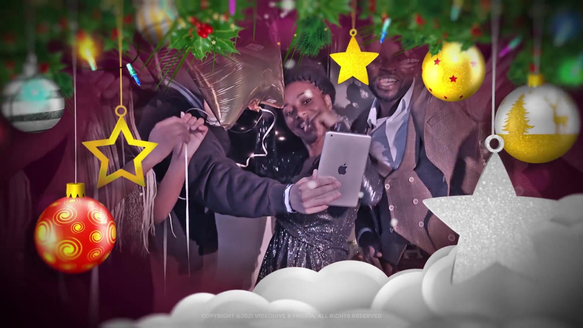 Christmas Balls Slideshow Opener Mogrt Videohive 34963440 Premiere Pro Image 4