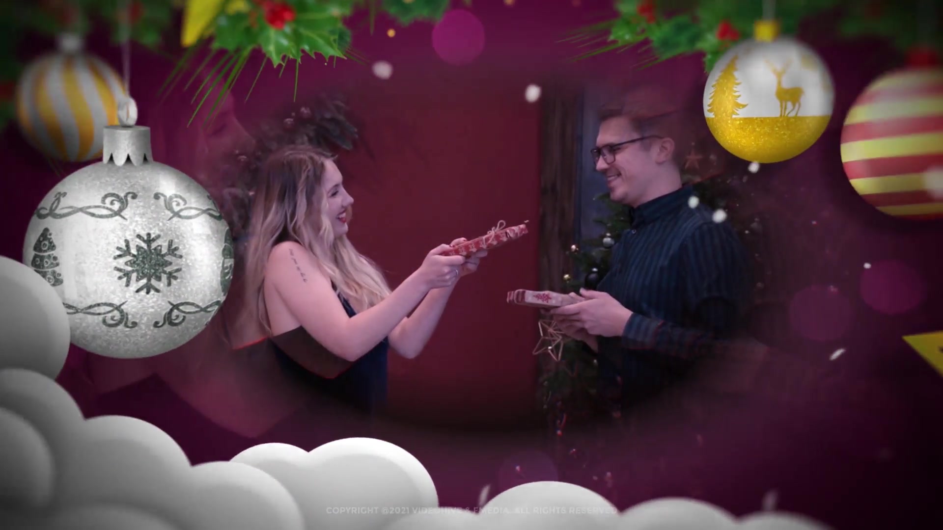 Christmas Balls Slideshow Opener Mogrt Videohive 34963440 Premiere Pro Image 5