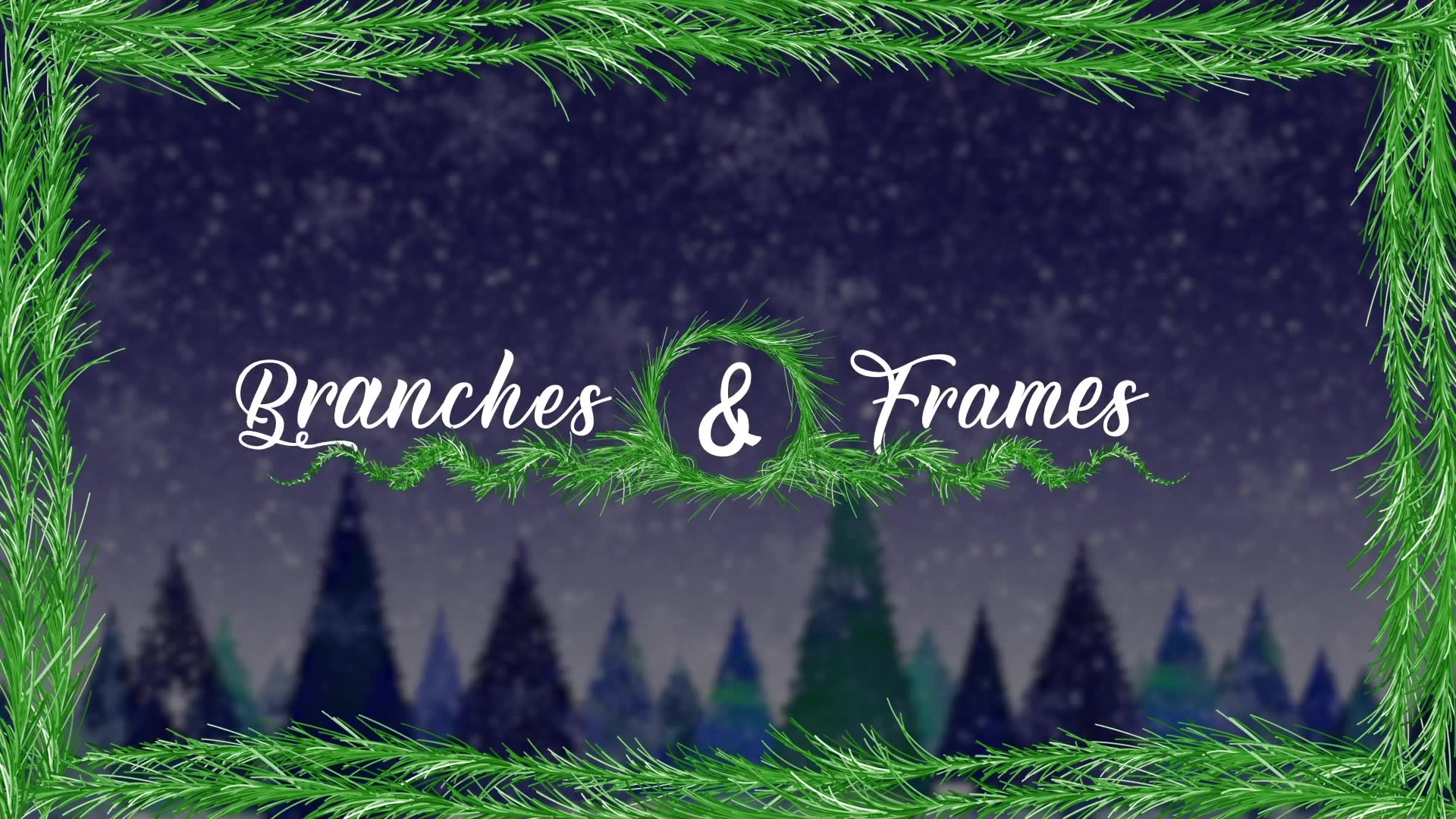 Christmas Branches And Vignettes | FCPX Videohive 35075664 Apple Motion Image 2