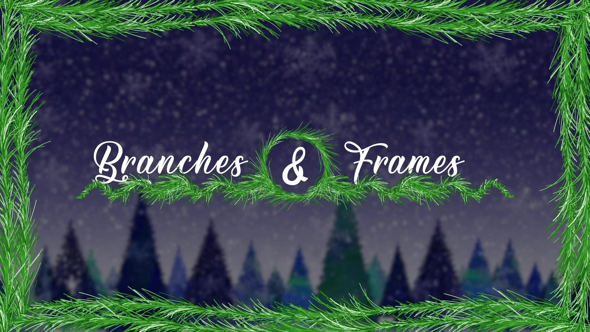Christmas Branches And Vignettes | FCPX Videohive 35075664 Apple Motion Image 3