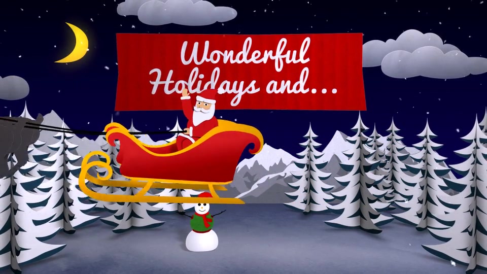 Christmas Card 2 Videohive 13750397 After Effects Image 5