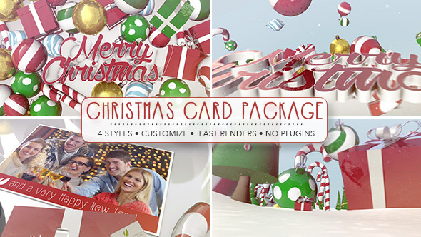 Christmas Card Package - Download Videohive 9614673