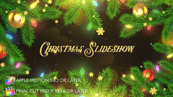 Christmas Celebration Slideshow Apple Motion - Download Videohive 29517818