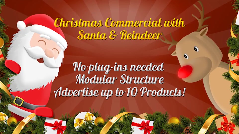 Christmas Commercial with Santa & Reindeer Videohive 21034313 After Effects Image 12