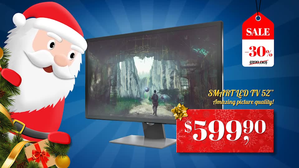 Christmas Commercial with Santa & Reindeer Videohive 21034313 After Effects Image 2