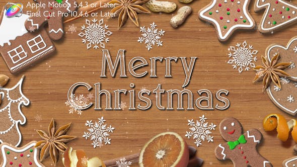 Christmas Cookies Promo Apple Motion - 25132683 Download Videohive