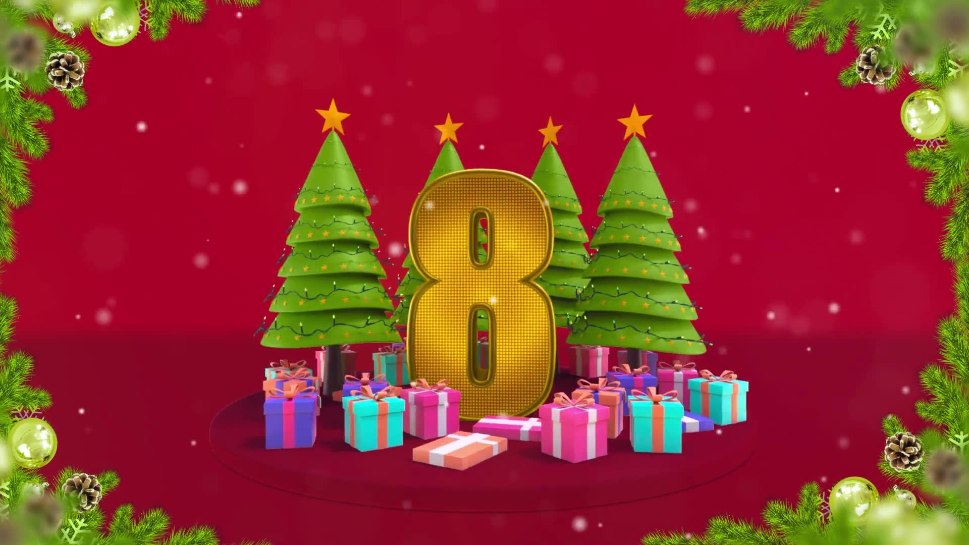 Christmas Countdown Opener Videohive 29789886 After Effects Image 3