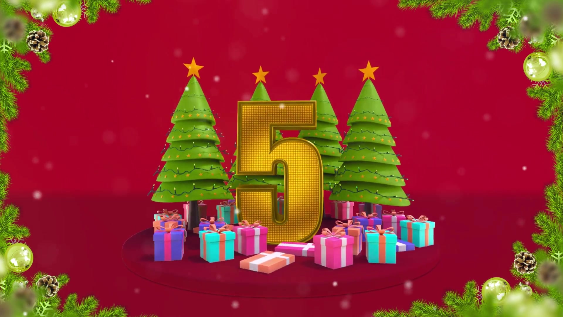 Christmas Countdown Opener Videohive 29789886 After Effects Image 4