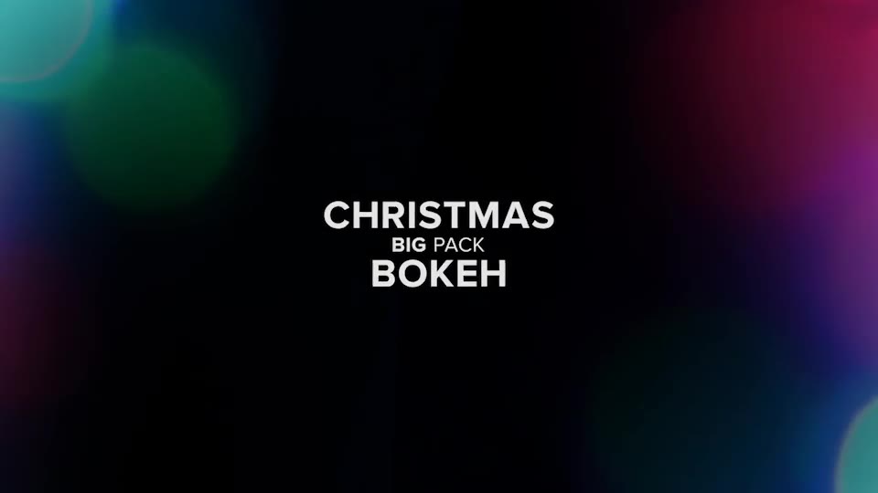 Christmas Custom Bokeh Pack Videohive 23035560 After Effects Image 2