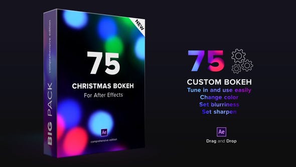 Christmas Custom Bokeh Pack - 23035560 Videohive Download