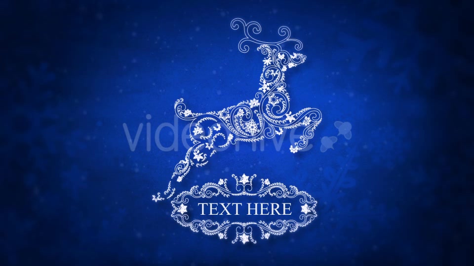 Christmas Deer Background - Download Videohive 13409819