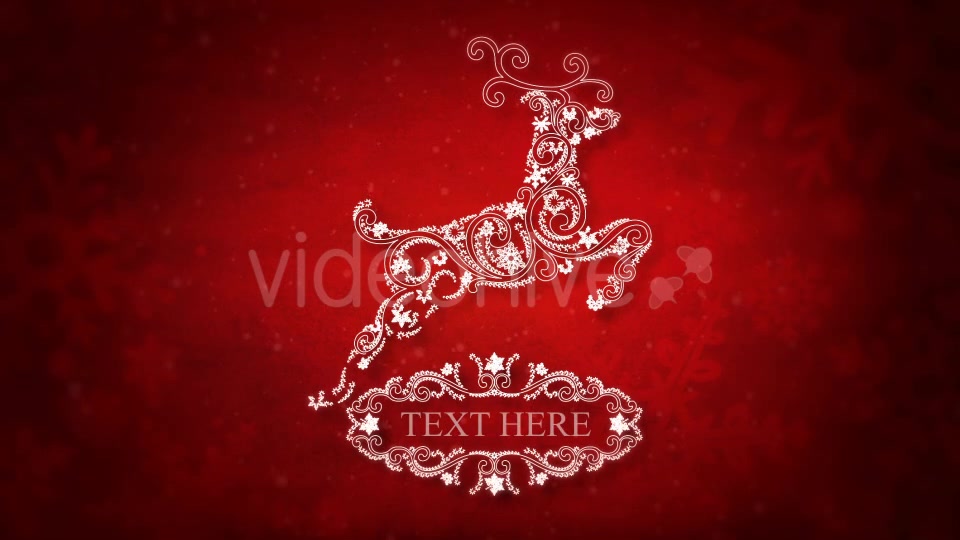 Christmas Deer Background - Download Videohive 13409819
