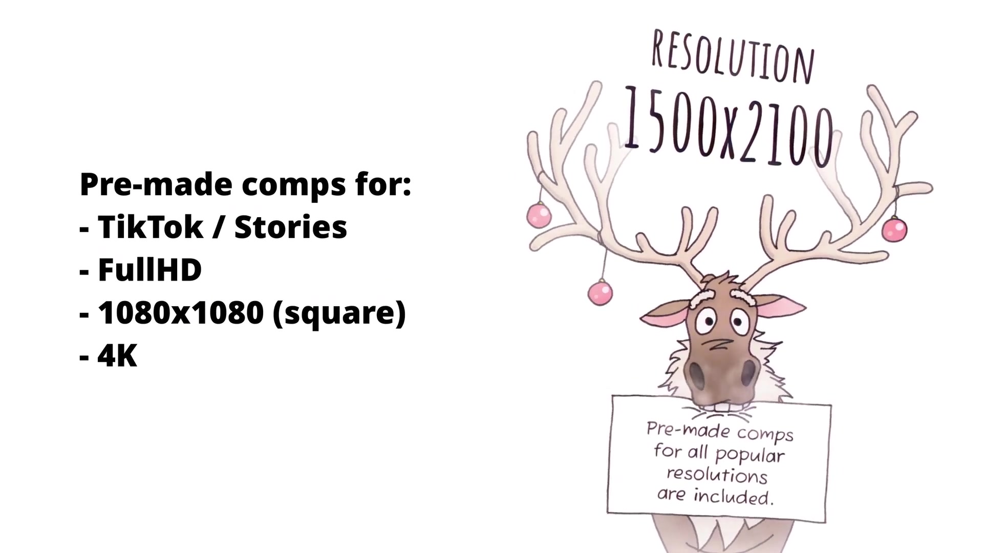 Christmas Deer Videohive 35266034 After Effects Image 10