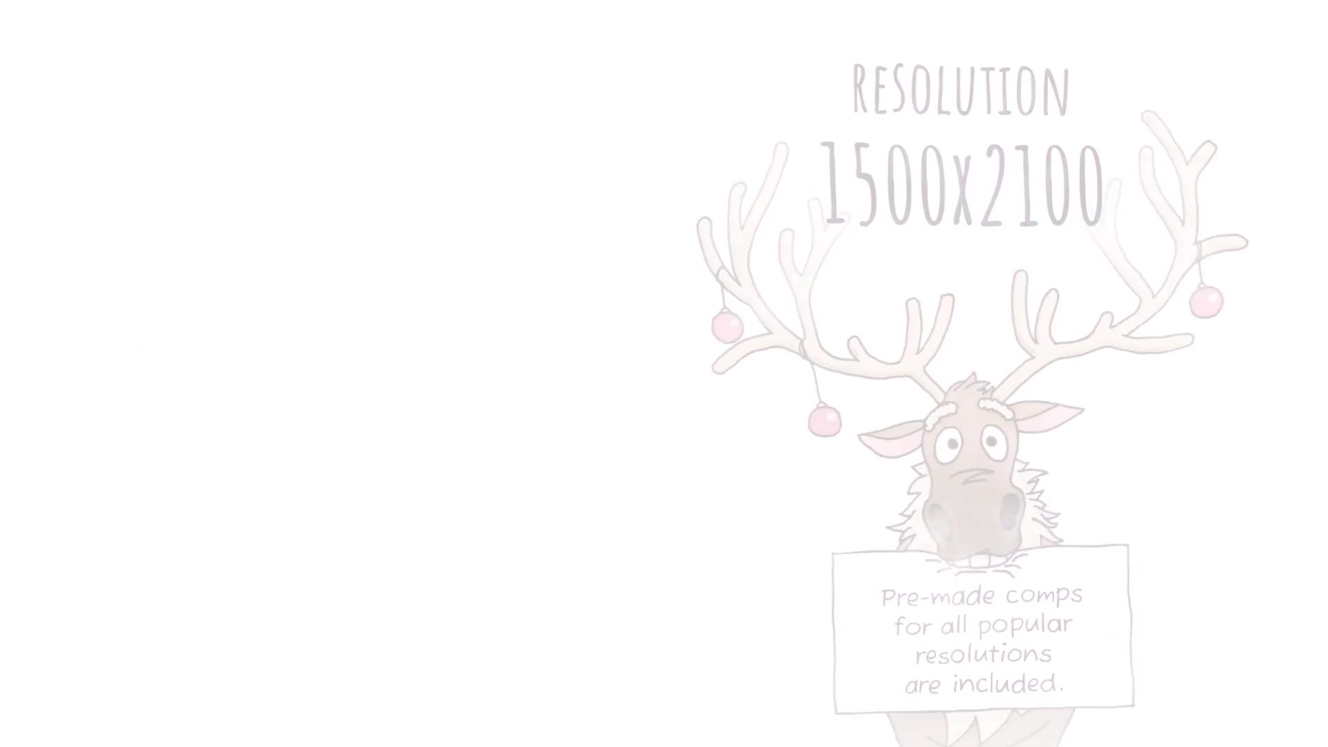 Christmas Deer Videohive 35266034 After Effects Image 11